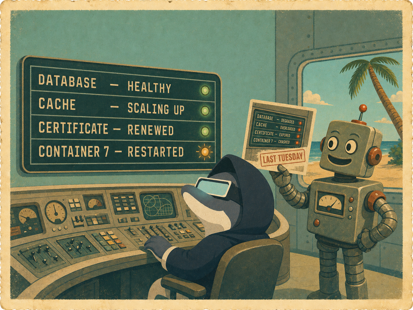 Monk knows the live state of everything - your application and your infrastructure, at every moment.